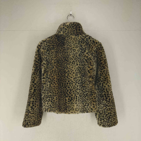 Gold Digger レオパード フェイクファー ジャケット Y2K レディース