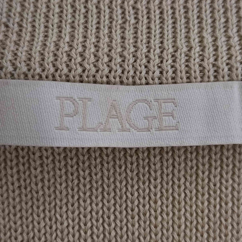 プラージュ PLAGE mercerize cotton kn T レディース