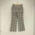 バーバリーブルーレーベル BURBERRY BLUE LABEL ノバチェックセミフレアパンツ レディース JPN:36