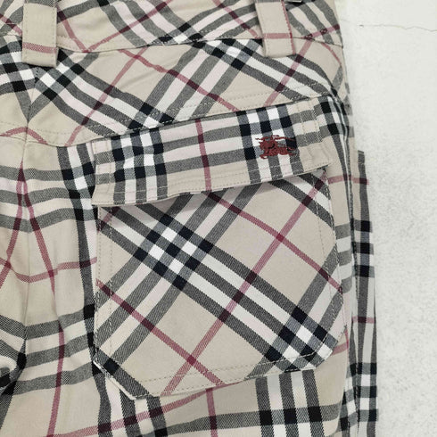 バーバリーブルーレーベル BURBERRY BLUE LABEL ノバチェックセミフレアパンツ レディース JPN:36