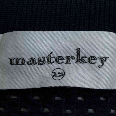 MASTERKEY サイドボタン ロゴワッペン メッシュニット メンズ FREE