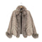 カーラ Cara fox fur フォックスファー付ダウンジャケット レディース LL