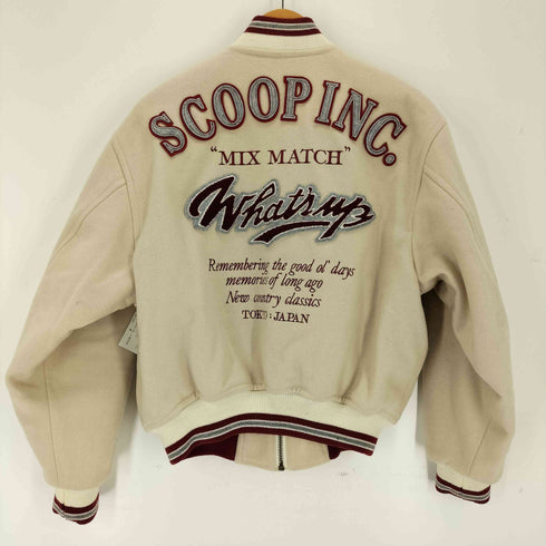 SCOOP ジップアップスタジアムジャンパー メンズ M