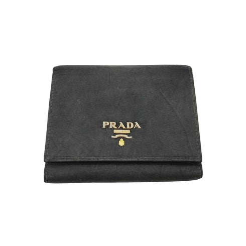 プラダ PRADA イタリア製 ナイロン 3つ折り 財布 ウォレット メンズ