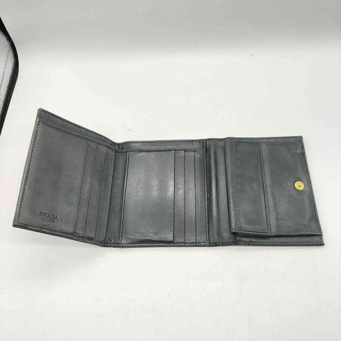 プラダ PRADA イタリア製 ナイロン 3つ折り 財布 ウォレット メンズ