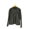 マッシモデュッティ Massimo Dutti ダブルジップ フェイクレザー シングルライダースジャケット メンズ import:XL