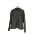 マッシモデュッティ Massimo Dutti ダブルジップ フェイクレザー シングルライダースジャケット メンズ import:XL