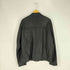 マッシモデュッティ Massimo Dutti ダブルジップ フェイクレザー シングルライダースジャケット メンズ import:XL
