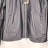 マッシモデュッティ Massimo Dutti ダブルジップ フェイクレザー シングルライダースジャケット メンズ import:XL
