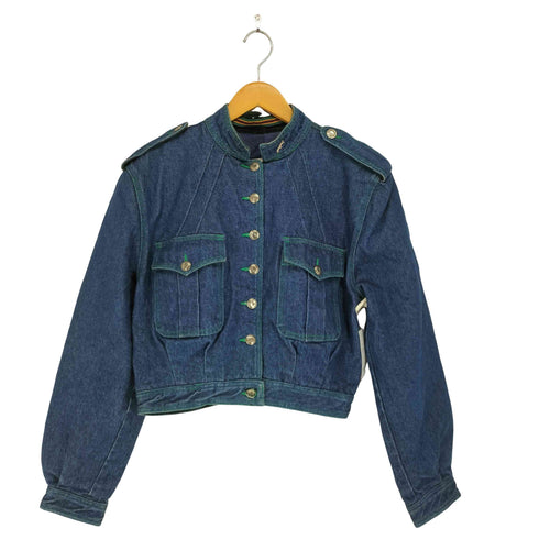 フメイ KRIZIA JEANS ショート丈 デニムジャケット レディース EUR:44