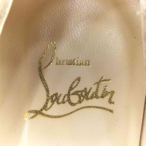 クリスチャンルブタン CHRISTIAN LOUBOUTIN BEG エナメル ピンヒール パンプス レディース 37