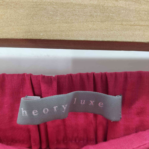 セオリーリュクス theory luxe エコクランチウォッシュリネンパンツ レディース 34