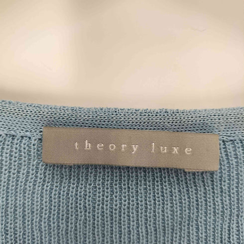 セオリーリュクス theory luxe アセテート混 プルオーバー スプリング コットン ニット レディース JPN:38