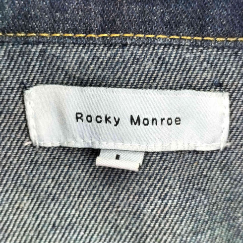 ロッキーモンロー Rocky Monroe ダークブルー オーバーサイズ デニムジャケット メンズ JPN:L