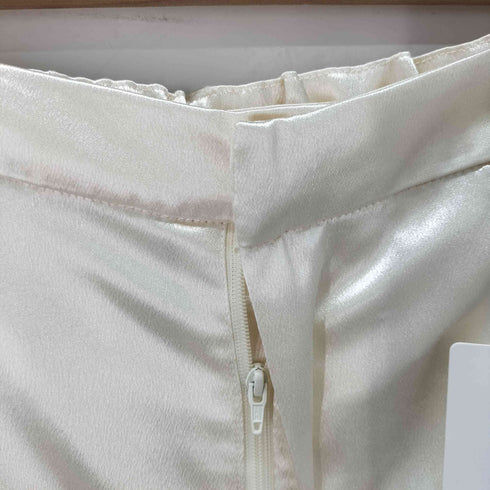 ナノユニバース NANO universe シャイニーサテンバックイージーパンツ レディース FREE