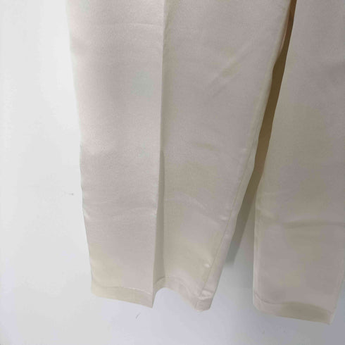 ナノユニバース NANO universe シャイニーサテンバックイージーパンツ レディース FREE