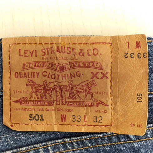 リーバイス Levis 00s 05年製 フィリピン製 ボタン裏359刻印 501 デニム メンズ W33 L32