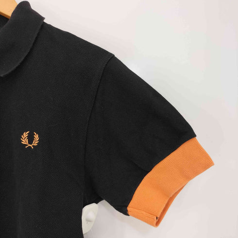 フレッドペリー FRED PERRY ロゴ刺繍 鹿の子 コットン 半袖ポロシャツ メンズ US:40