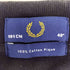 フレッドペリー FRED PERRY ロゴ刺繍 鹿の子 コットン 半袖ポロシャツ メンズ US:40
