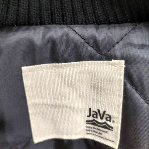 ジャバ JaVa 質感に一目惚れ。リブタートル フェイクレザージャケット レディース JPN:M