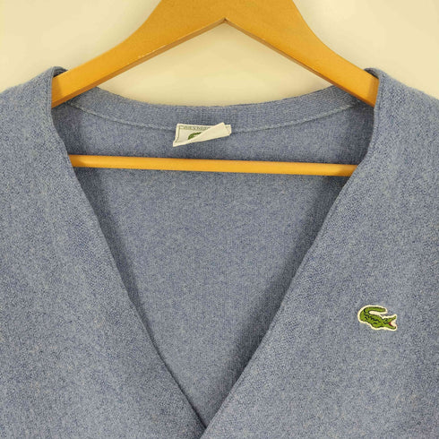 ラコステ LACOSTE フランス製 スモールワニ刺繍 ウールカーディガン メンズ