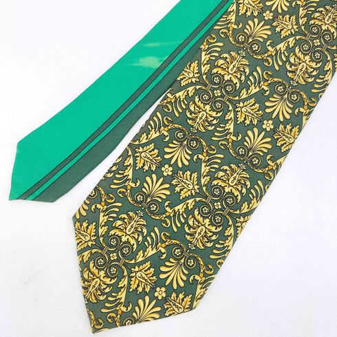 ジャンニヴェルサーチ GIANNI VERSACE 総柄シルクネクタイ メンズ