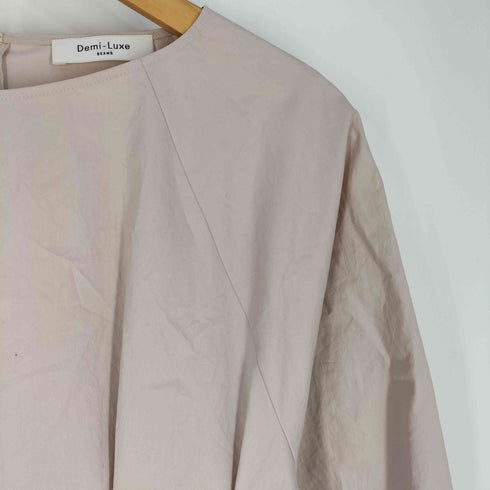 デミルクスビームス Demi-Luxe BEAMS タック ラグラン プルオーバーシャツ レディース JPN:S