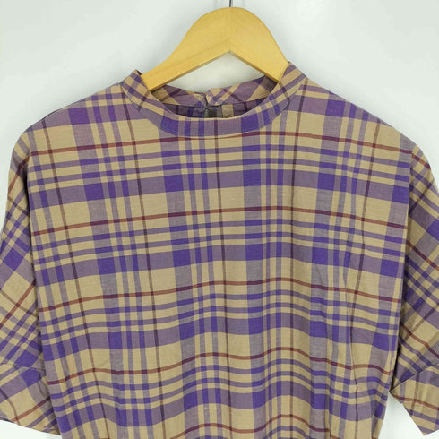 ビューティーアンドユースユナイテッドアローズ BEAUTY & YOUTH UNITED ARROWS BY∴ チェックバックオープンベルトワンピース -手洗い可能- レディース JPN:S