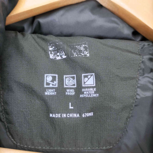 ユニクロ UNIQLO シームレスダウン ダウンフーディジャケット メンズ JPN:L