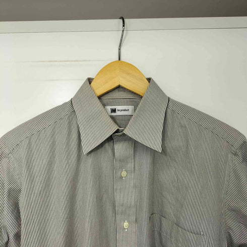 アイムプロダクトイッセイミヤケ im product ISSEY MIYAKE 90s ストライプ ドレスシャツ メンズ 39-82