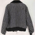 ヨウジヤマモトプールオム Yohji Yamamoto POUR HOMME 24AW LOOK 15 3BLEND ST FLIGHT JACKET スリーブレンド ストライプ フライトジャケット メンズ JPN:3