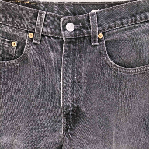 リーバイス Levis 90S メキシコ製 後染めブラック 550 RELAXED FIT テーパードデニム メンズ W32/L32