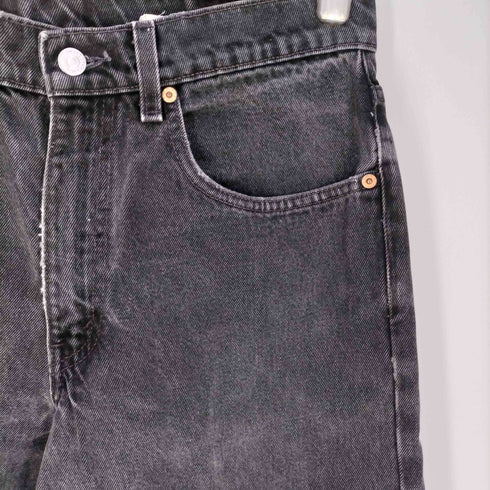 リーバイス Levis 90S メキシコ製 後染めブラック 550 RELAXED FIT テーパードデニム メンズ W32/L32