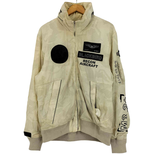 アヴィレックス AVIREX BLACKBIRD SR-71 STAND ZIP JACKET メンズ import:XL