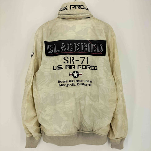 アヴィレックス AVIREX BLACKBIRD SR-71 STAND ZIP JACKET メンズ import:XL