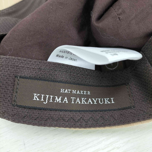 キジマタカユキ KIJIMA TAKAYUKI 21SS コットンキャップ メンズ 1