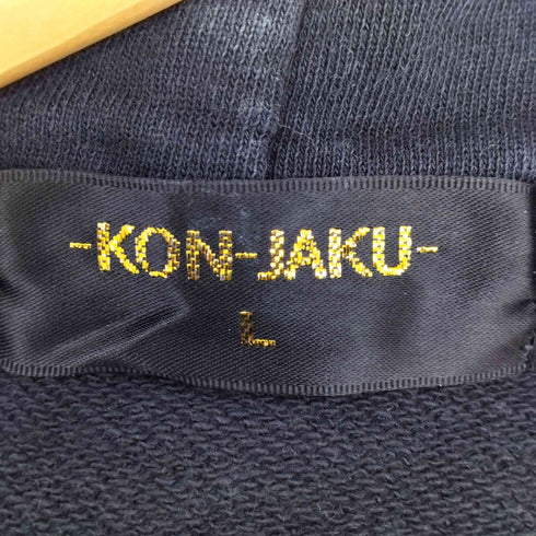 今昔 -KON-JAKU- 蓮 キツネ ジップパーカー メンズ JPN:L