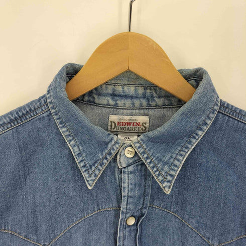 エドウィン EDWIN Dungarees ウエスタン ダンガリーシャツ メンズ JPN:XL
