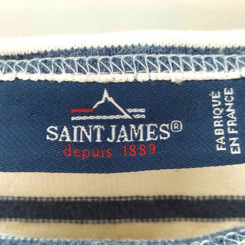 セントジェームス SAINT JAMES ボーダー ボートネックカットソー メンズ US:42