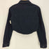 ザラ ZARA クロップド デニムシャツ レディース import:M
