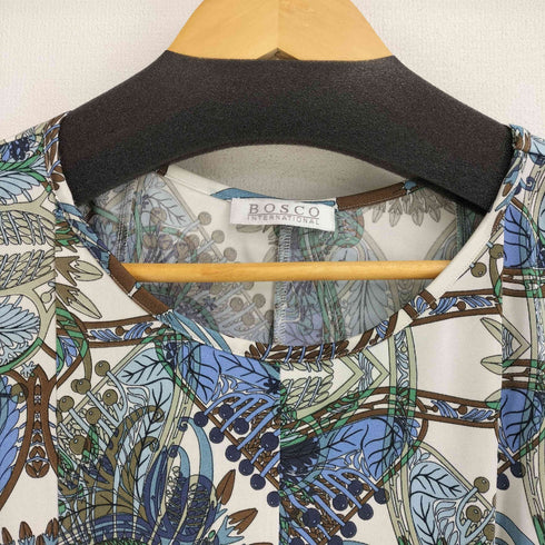 BOSCO 総柄 S/S ワンピース レディース