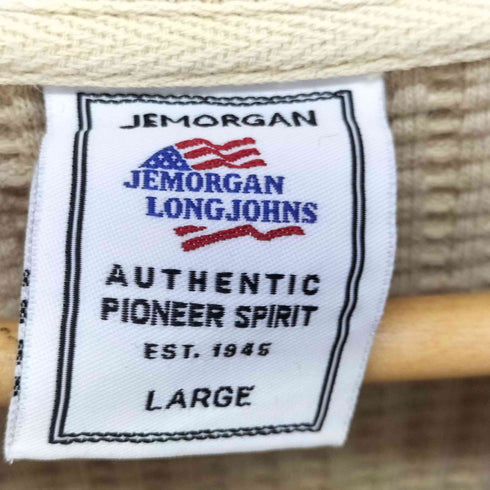 ジェーイーモーガン JEMORGAN ビッグワッフルクルー サーマル メンズ LAREE