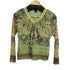 DONNA 総柄カットワークフリルシアートップス レディース M-L