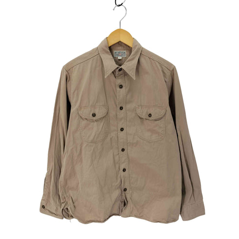 バズリクソンズ BUZZ RICKSONS ヘリンボーン ワークシャツ メンズ 16-16 ½