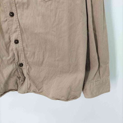 バズリクソンズ BUZZ RICKSONS ヘリンボーン ワークシャツ メンズ 16-16 ½