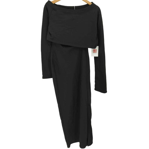 ラブユ LVEU. 25aw Deformed docking sweat one piece 変形ドッキングスウェットワンピース レディース