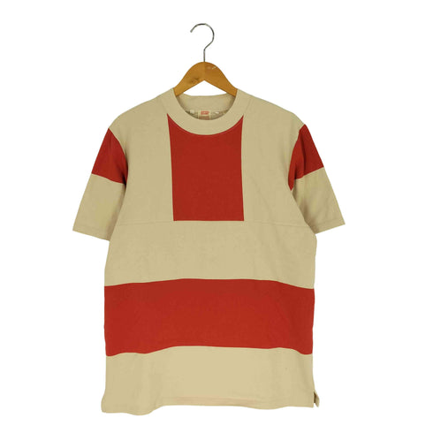 リーバイスヴィンテージクロージング Levis Vintage Clothing ポルトガル製 2トーンカラー クルーネックTシャツ メンズ import:S