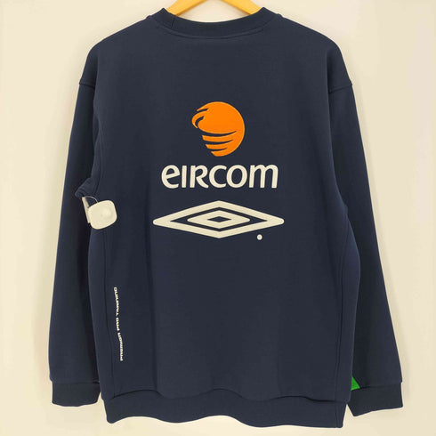 アンブロ UMBRO ロゴ刺繍 アイルランド フットサルチーム刺繍 クルーネックスウェット メンズ JPN:XL