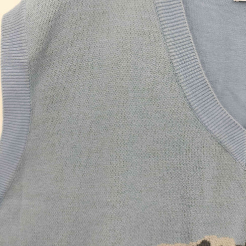 ティーモダンストリートウエア TTT_MSW 20SS YOSEMITE KNIT VEST ニットベスト メンズ FREE