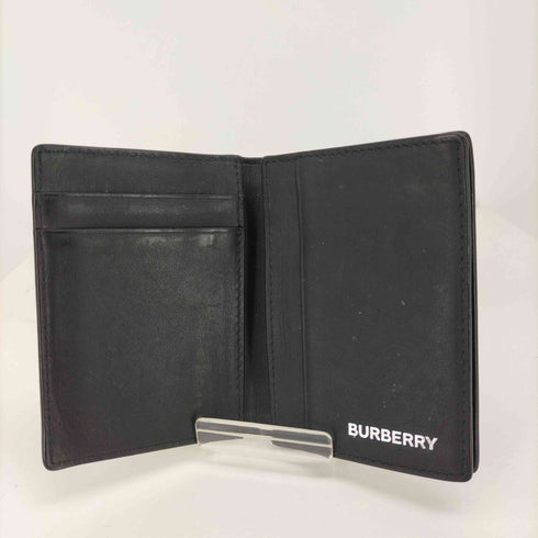 バーバリー BURBERRY スモークド ノバチェック 二つ折り カードケース メンズ